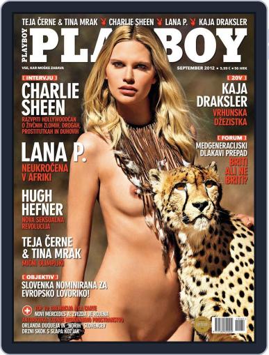 Playboy Slovenija August 10th, 2012 Digital Back Issue Cover