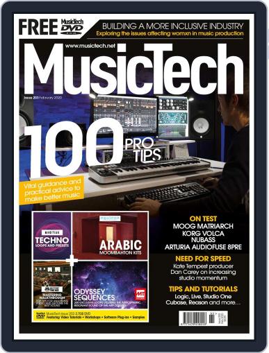 Music Tech February 1st, 2020 Digital Back Issue Cover