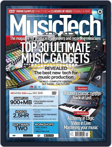 Music Tech December 1st, 2015 Digital Back Issue Cover