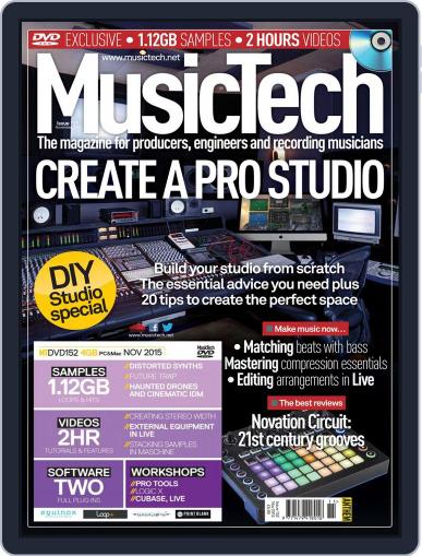 Music Tech November 1st, 2015 Digital Back Issue Cover