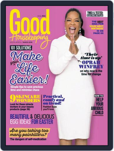Good Housekeeping South Africa March 1st, 2018 Digital Back Issue Cover