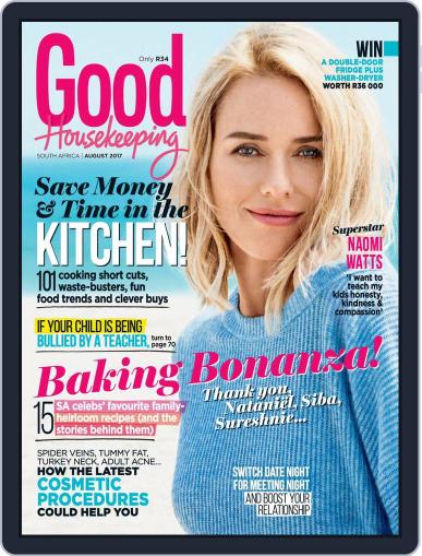 Good Housekeeping South Africa August 1st, 2017 Digital Back Issue Cover