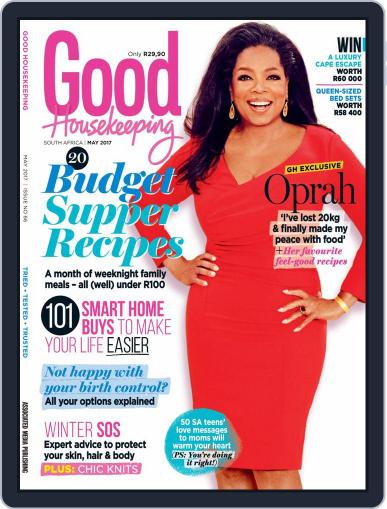 Good Housekeeping South Africa May 1st, 2017 Digital Back Issue Cover