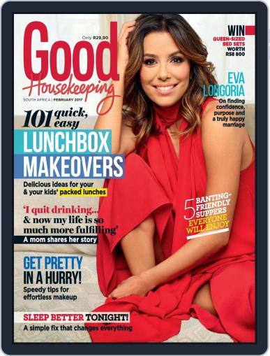 Good Housekeeping South Africa February 1st, 2017 Digital Back Issue Cover