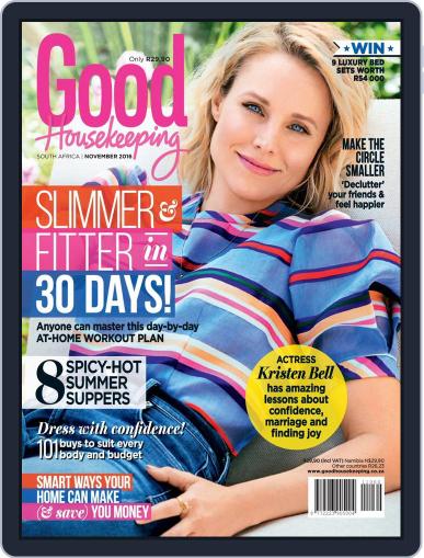 Good Housekeeping South Africa November 1st, 2016 Digital Back Issue Cover
