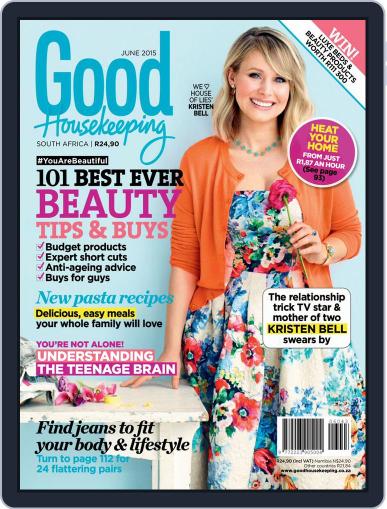 Good Housekeeping South Africa June 1st, 2015 Digital Back Issue Cover