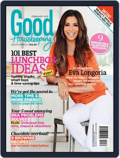Good Housekeeping South Africa February 1st, 2015 Digital Back Issue Cover