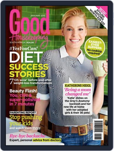 Good Housekeeping South Africa January 1st, 2015 Digital Back Issue Cover