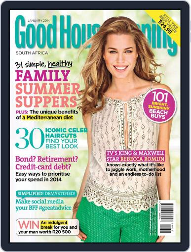 Good Housekeeping South Africa December 17th, 2013 Digital Back Issue Cover