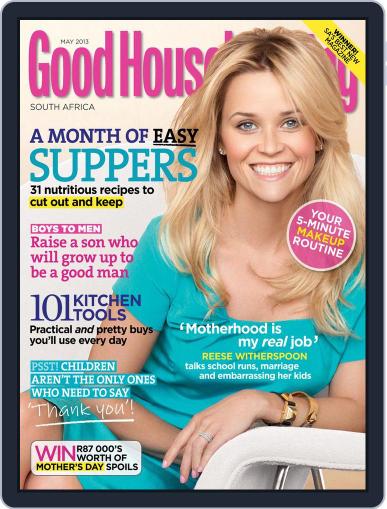 Good Housekeeping South Africa April 21st, 2013 Digital Back Issue Cover