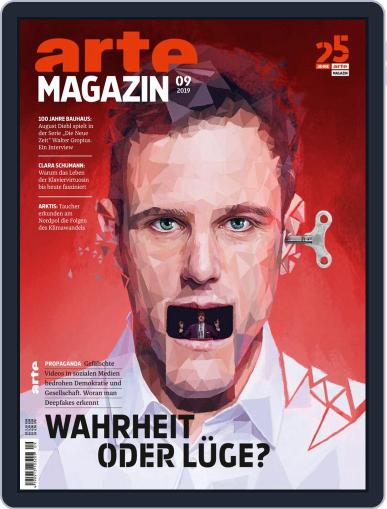 Arte Magazin September 1st, 2019 Digital Back Issue Cover