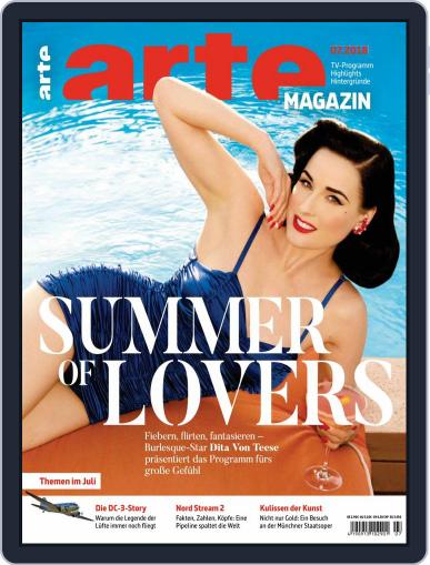 Arte Magazin July 1st, 2018 Digital Back Issue Cover