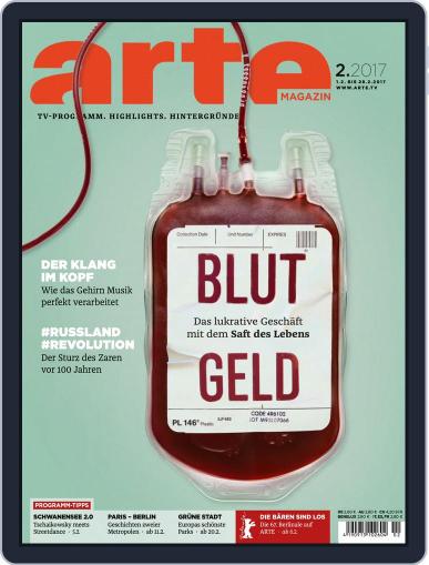 Arte Magazin February 1st, 2017 Digital Back Issue Cover