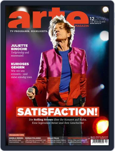 Arte Magazin December 1st, 2016 Digital Back Issue Cover