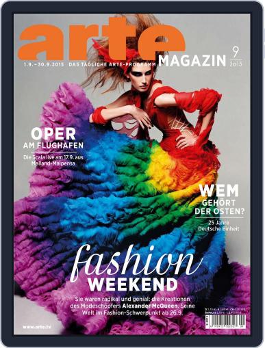 Arte Magazin August 31st, 2015 Digital Back Issue Cover