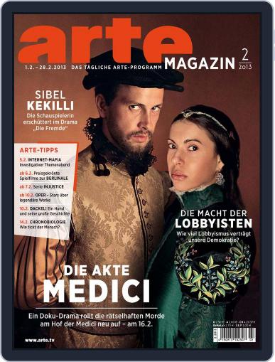Arte Magazin January 23rd, 2013 Digital Back Issue Cover
