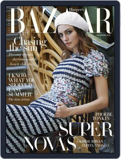 Harper's Bazaar Australia November 1st, 2018 Digital Back Issue Cover