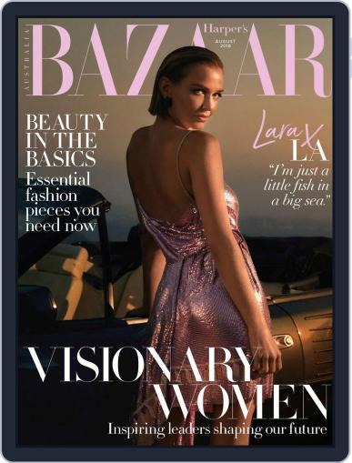 Harper's Bazaar Australia August 1st, 2018 Digital Back Issue Cover