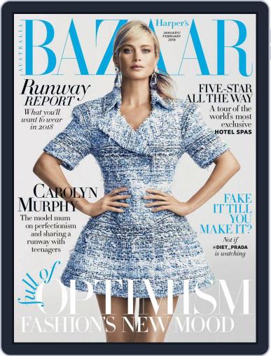 Harper's Bazaar Australia January 1st, 2018 Digital Back Issue Cover