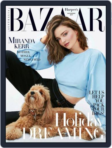 Harper's Bazaar Australia November 1st, 2017 Digital Back Issue Cover