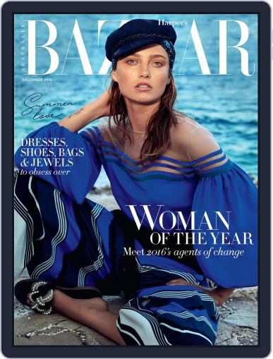 Harper's Bazaar Australia December 1st, 2016 Digital Back Issue Cover