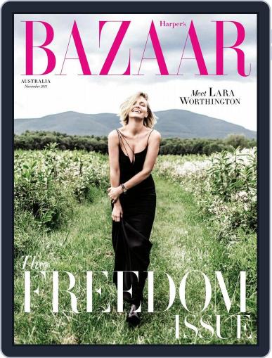 Harper's Bazaar Australia October 31st, 2015 Digital Back Issue Cover