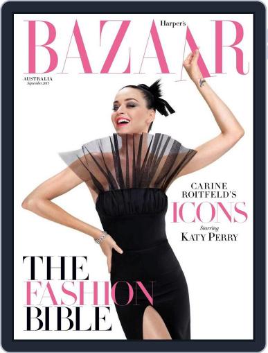 Harper's Bazaar Australia September 1st, 2015 Digital Back Issue Cover