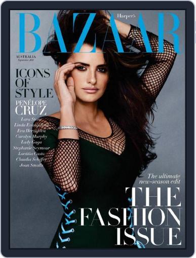 Harper's Bazaar Australia August 31st, 2014 Digital Back Issue Cover