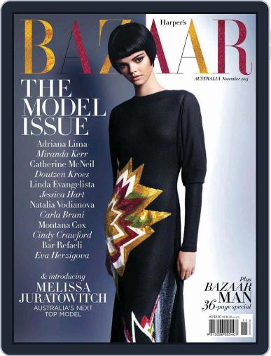 Harper's Bazaar Australia October 6th, 2013 Digital Back Issue Cover