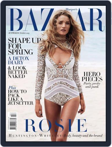 Harper's Bazaar Australia October 1st, 2013 Digital Back Issue Cover