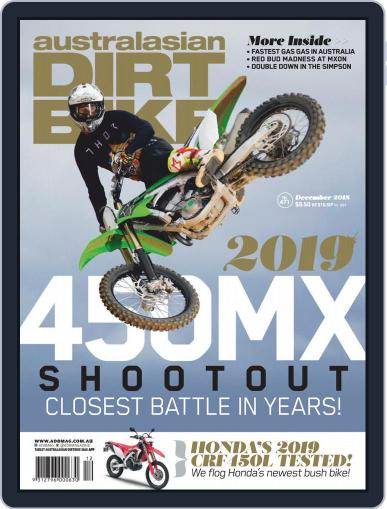 Australasian Dirt Bike December 1st, 2018 Digital Back Issue Cover