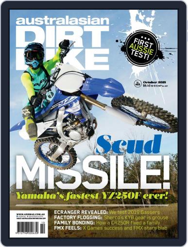 Australasian Dirt Bike October 1st, 2018 Digital Back Issue Cover