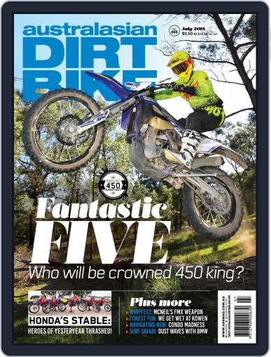 Australasian Dirt Bike July 1st, 2018 Digital Back Issue Cover