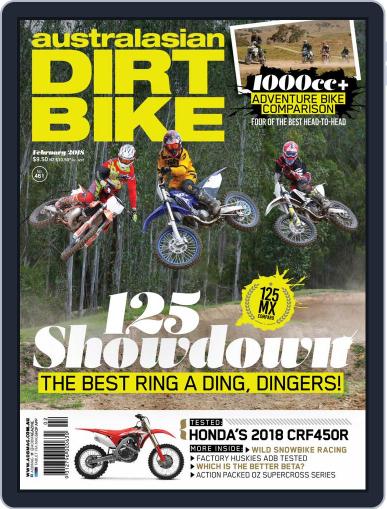 Australasian Dirt Bike February 1st, 2018 Digital Back Issue Cover
