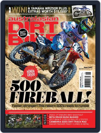Australasian Dirt Bike June 1st, 2017 Digital Back Issue Cover