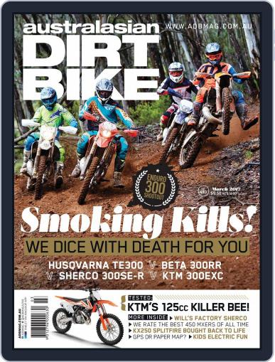 Australasian Dirt Bike March 1st, 2017 Digital Back Issue Cover