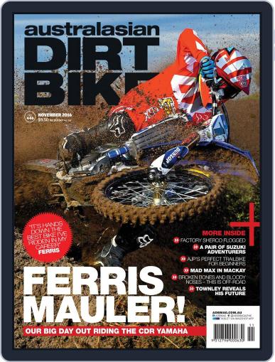 Australasian Dirt Bike November 1st, 2016 Digital Back Issue Cover