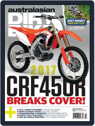 Australasian Dirt Bike October 1st, 2016 Digital Back Issue Cover