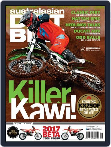 Australasian Dirt Bike September 1st, 2016 Digital Back Issue Cover