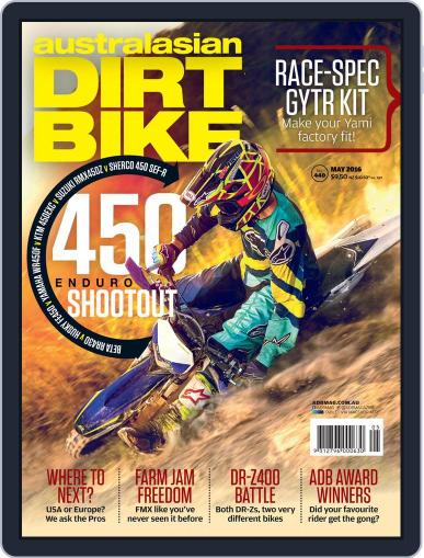 Australasian Dirt Bike April 4th, 2016 Digital Back Issue Cover