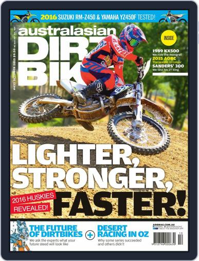 Australasian Dirt Bike October 1st, 2015 Digital Back Issue Cover