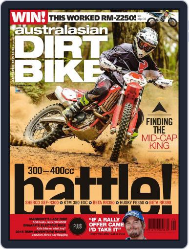 Australasian Dirt Bike April 1st, 2015 Digital Back Issue Cover