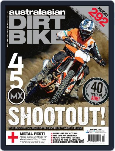 Australasian Dirt Bike January 1st, 2015 Digital Back Issue Cover