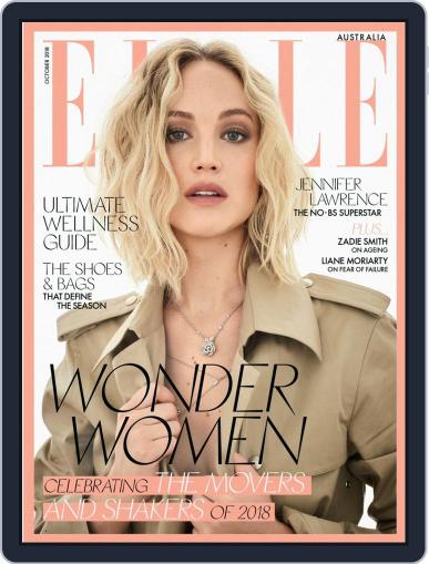 ELLE Australia October 1st, 2018 Digital Back Issue Cover