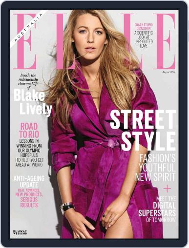 ELLE Australia July 24th, 2016 Digital Back Issue Cover