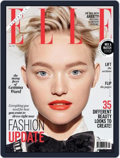 ELLE Australia June 26th, 2016 Digital Back Issue Cover