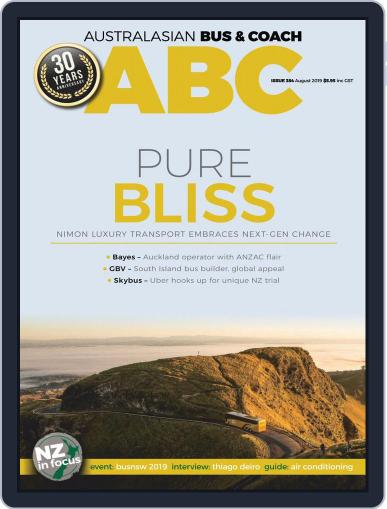 Australasian Bus & Coach August 1st, 2019 Digital Back Issue Cover