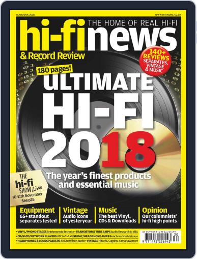 Hi Fi News October 19th, 2018 Digital Back Issue Cover