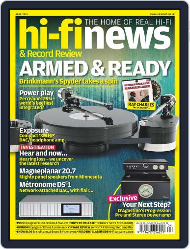 Hi Fi News April 1st, 2018 Digital Back Issue Cover
