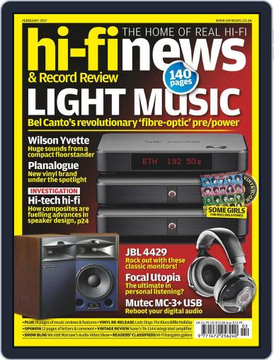 Hi Fi News February 1st, 2017 Digital Back Issue Cover